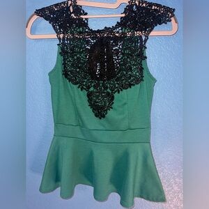 Julies Closet Green Top